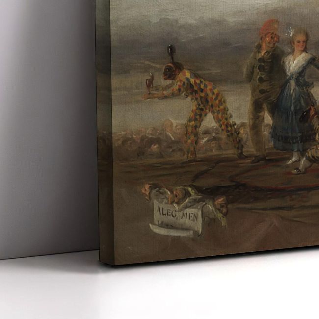 Canvas print Comicos ambulantes, Goya F.