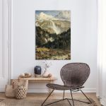 Canvas print Der Schmadribachfall, Koch J. A.