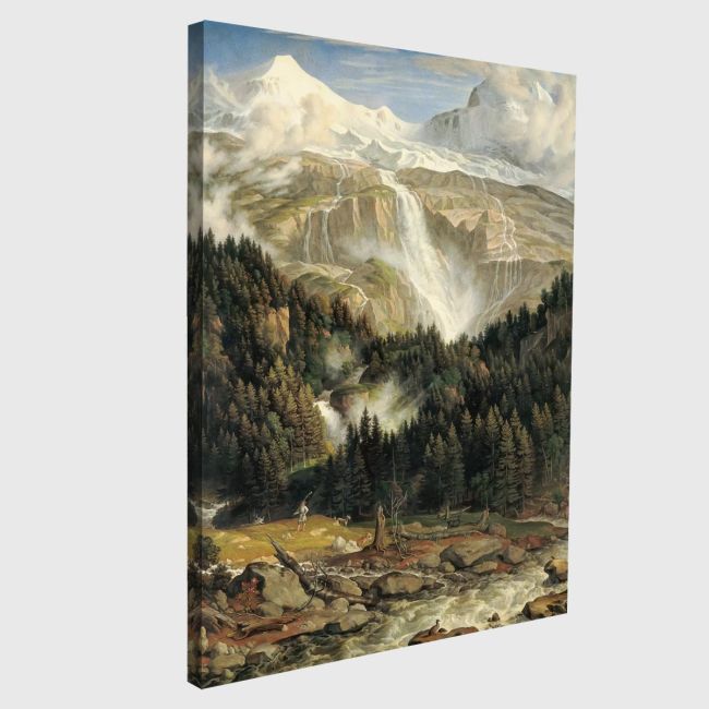 Πίνακας ζωγραφικής Der Schmadribachfall, Koch J. A.
