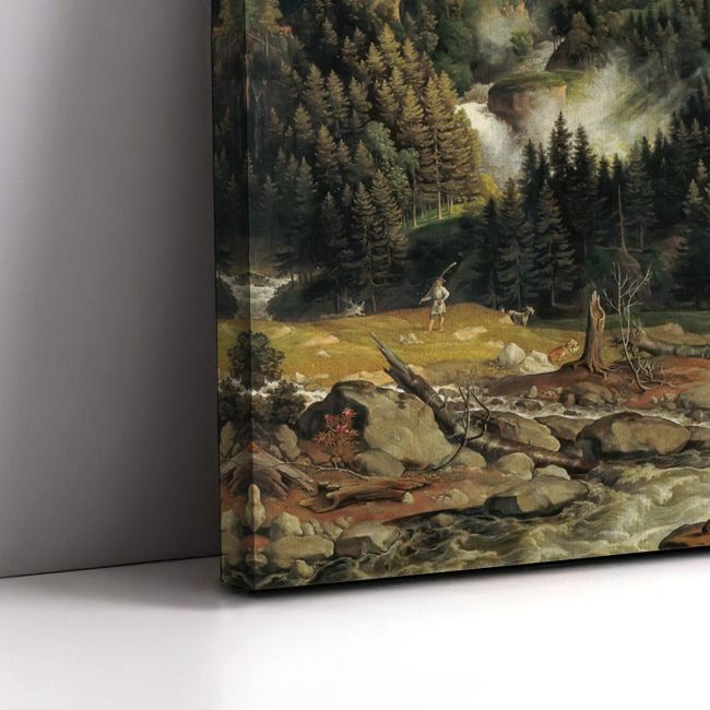 Πίνακας ζωγραφικής Der Schmadribachfall, Koch J. A.