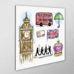 Canvas print England artwork