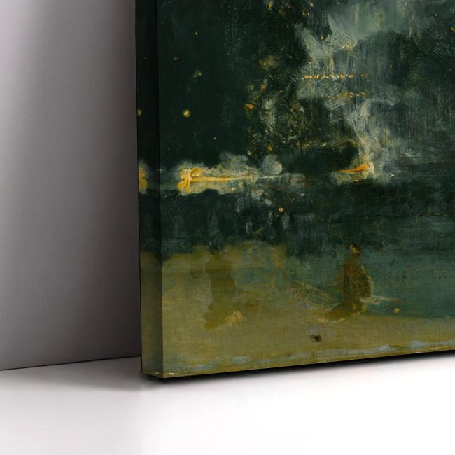 Πίνακας ζωγραφικής Nocturne in black and gold, McNeill Whistler