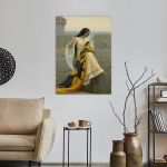 Canvas print Stitching the standard, Leighton E.