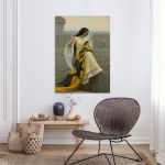 Canvas print Stitching the standard, Leighton E.