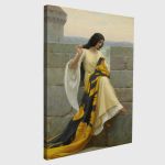 Canvas print Stitching the standard, Leighton E.