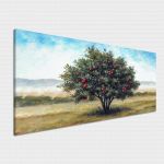 Canvas print Pomegranate, panoramic