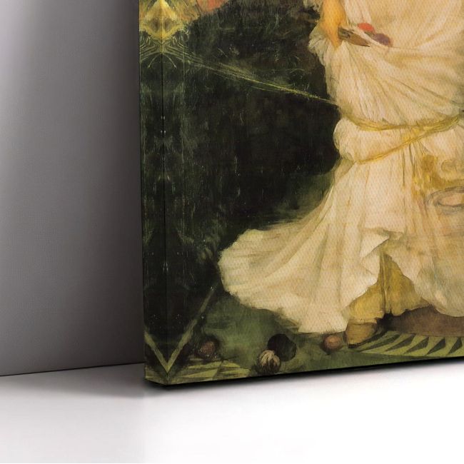 Πίνακας ζωγραφικής The Lady of Shallot looking at Lancelot, Waterhouse J. W.