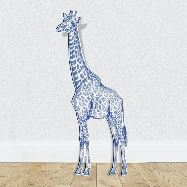 Giraffe figure blue, large dimensions