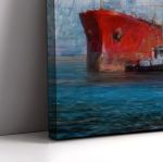Πίνακας σε καμβά Tanker ships