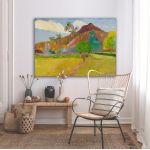 Πίνακας ζωγραφικής Tahitian landscape, Gauguin P.