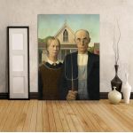 Πίνακας ζωγραφικής American gothic, Wood G.