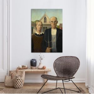 Πίνακας ζωγραφικής American gothic, Wood G. 2