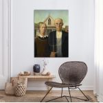 Canvas print American gothic, Wood G.