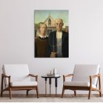 Πίνακας ζωγραφικής American gothic, Wood G.