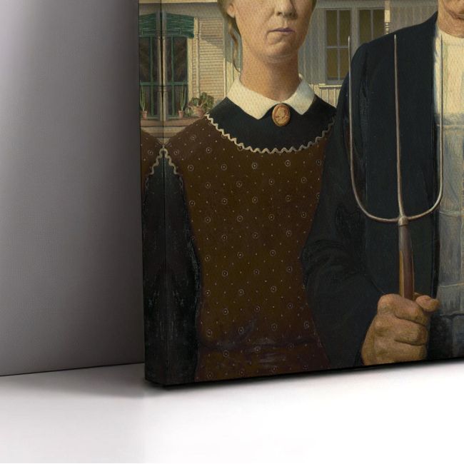 Πίνακας ζωγραφικής American gothic, Wood G.