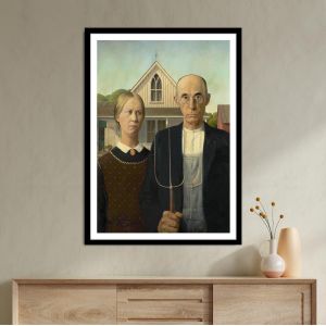 American gothic, Wood G, Poster