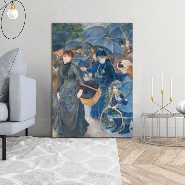 Canvas print The umbrellas, Renoir