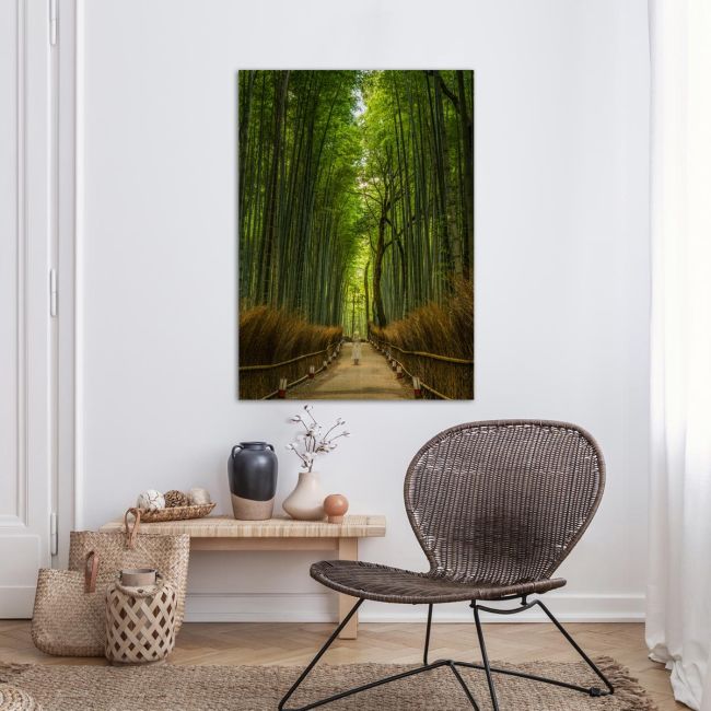 Canvas print Bamboo forest, Japan