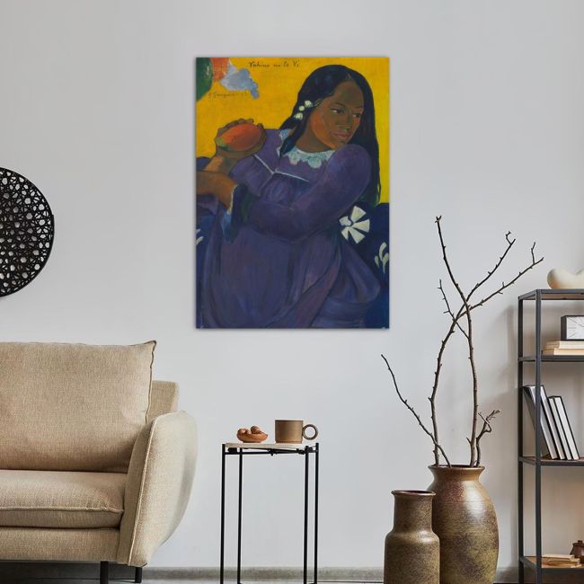 Canvas print Woman of the mango, Gauguin P.