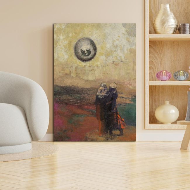 Canvas print The black sun, Redon Odilon