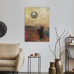 Canvas print The black sun, Redon Odilon