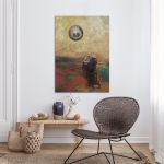 Canvas print The black sun, Redon Odilon