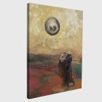 Canvas print The black sun, Redon Odilon