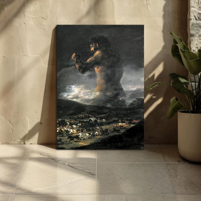 Canvas print The Colossus, Goya F.