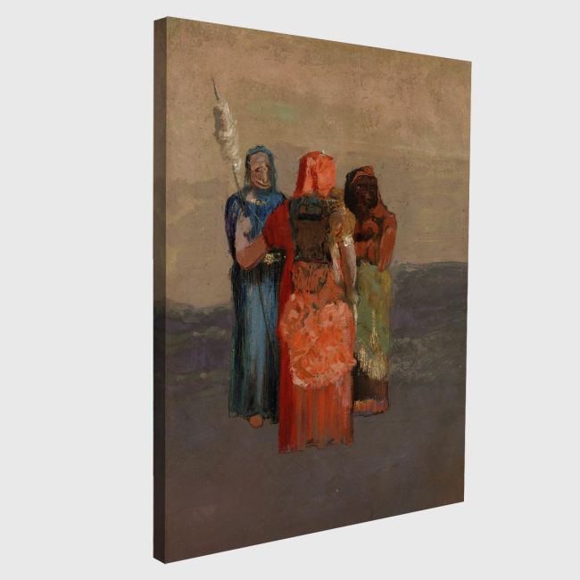 Πίνακας ζωγραφικής The three fates, Redon Odilon