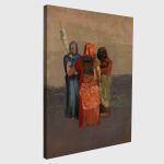 Canvas print The three fates, Redon Odilon