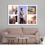 Canvas print Stickers labels Photos collage art I
