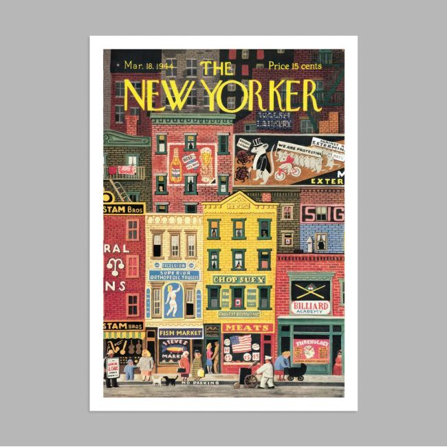 The New Yorker III, αφίσα, κάδρο