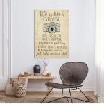 Canvas print Life is like a camera