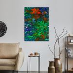 Πίνακας σε καμβά Abstract selection LXVIII