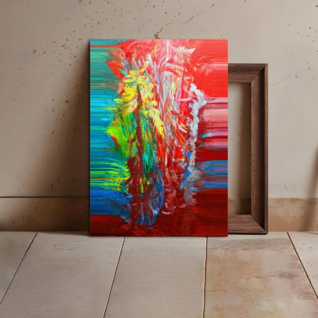 Πίνακας σε καμβά Abstract selection LXXVII