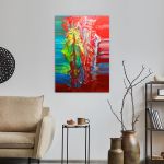 Πίνακας σε καμβά Abstract selection LXXVII