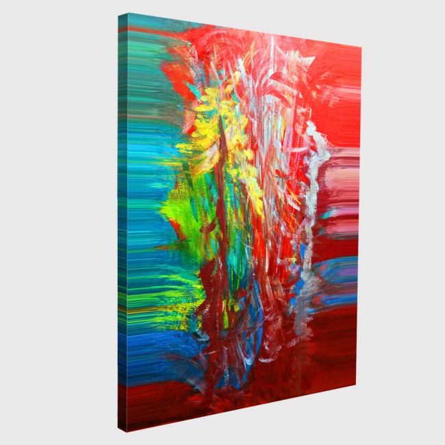Πίνακας σε καμβά Abstract selection LXXVII
