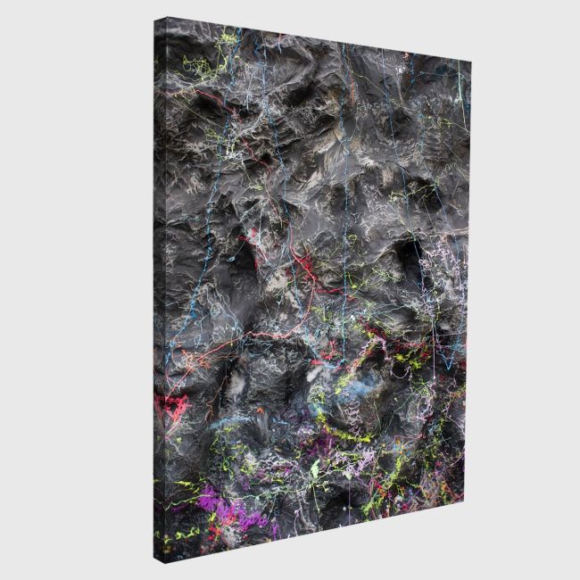 Πίνακας σε καμβά Abstract selection LXXX
