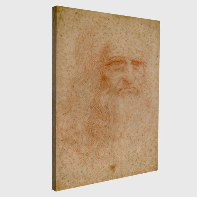 Πίνακας ζωγραφικήςPortrait of a man in red chalk, Leonardo da Vinci