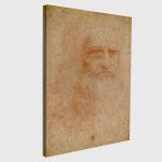 Πίνακας ζωγραφικήςPortrait of a man in red chalk, Leonardo da Vinci