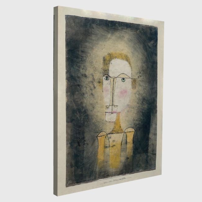 Πίνακας ζωγραφικής Portrait of a yellow man, Klee Paul