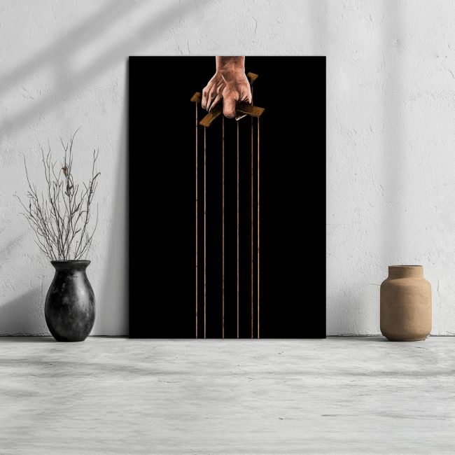 Canvas print The puppet master