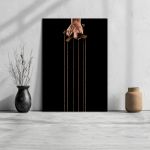 Canvas print The puppet master
