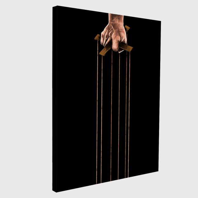 Canvas print The puppet master