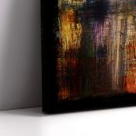 Πίνακας σε καμβά Abstract red, yellow, black