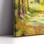 Canvas print Sunny forest path
