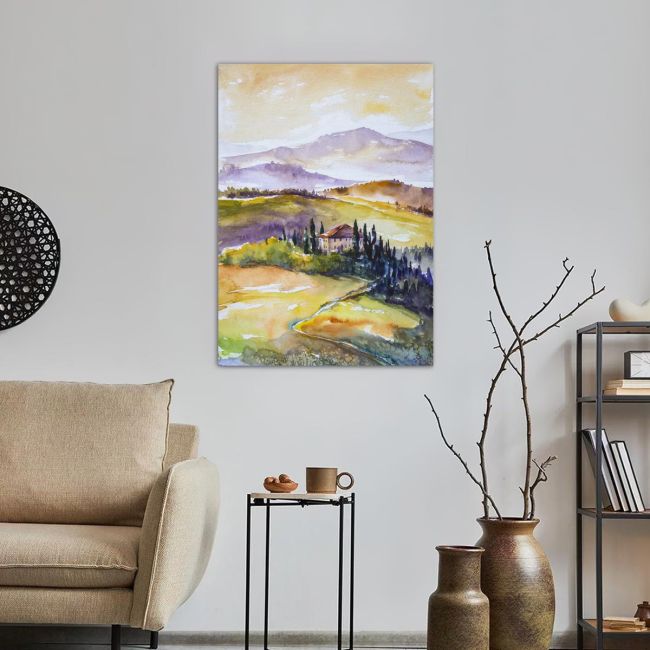Canvas print Rural Tuscany landscape