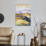 Canvas print Rural Tuscany landscape