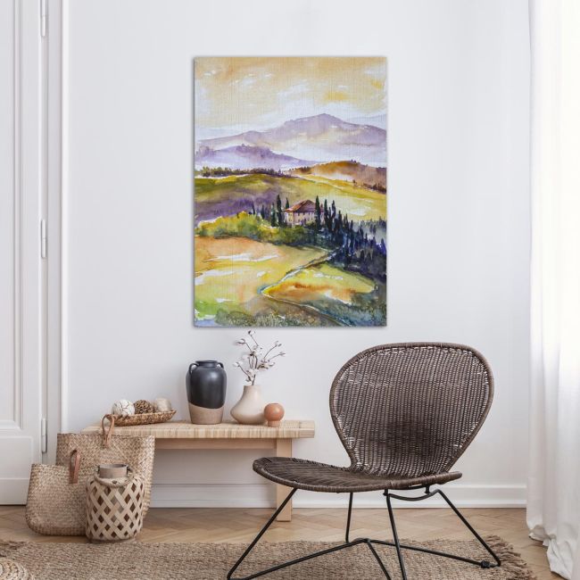 Canvas print Rural Tuscany landscape