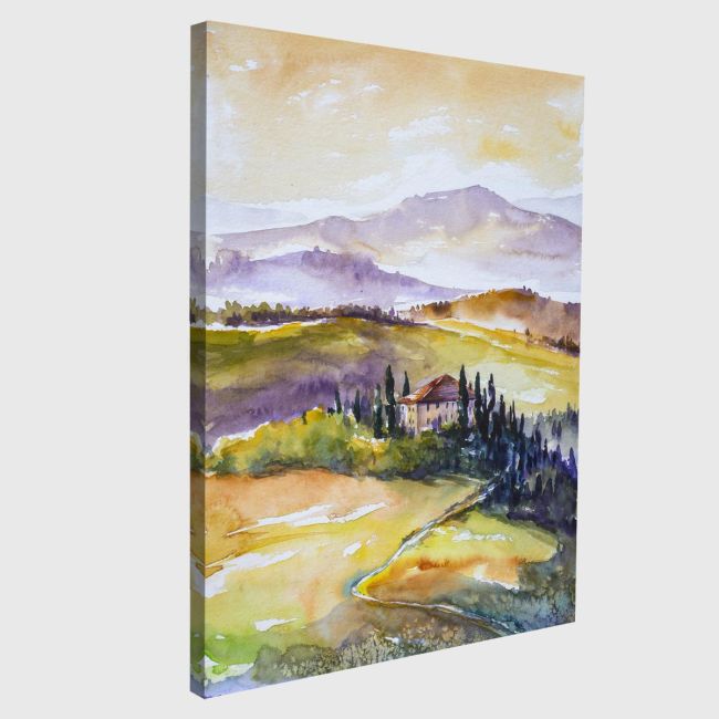 Canvas print Rural Tuscany landscape